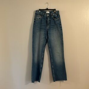 Zara high waist wide leg jeans